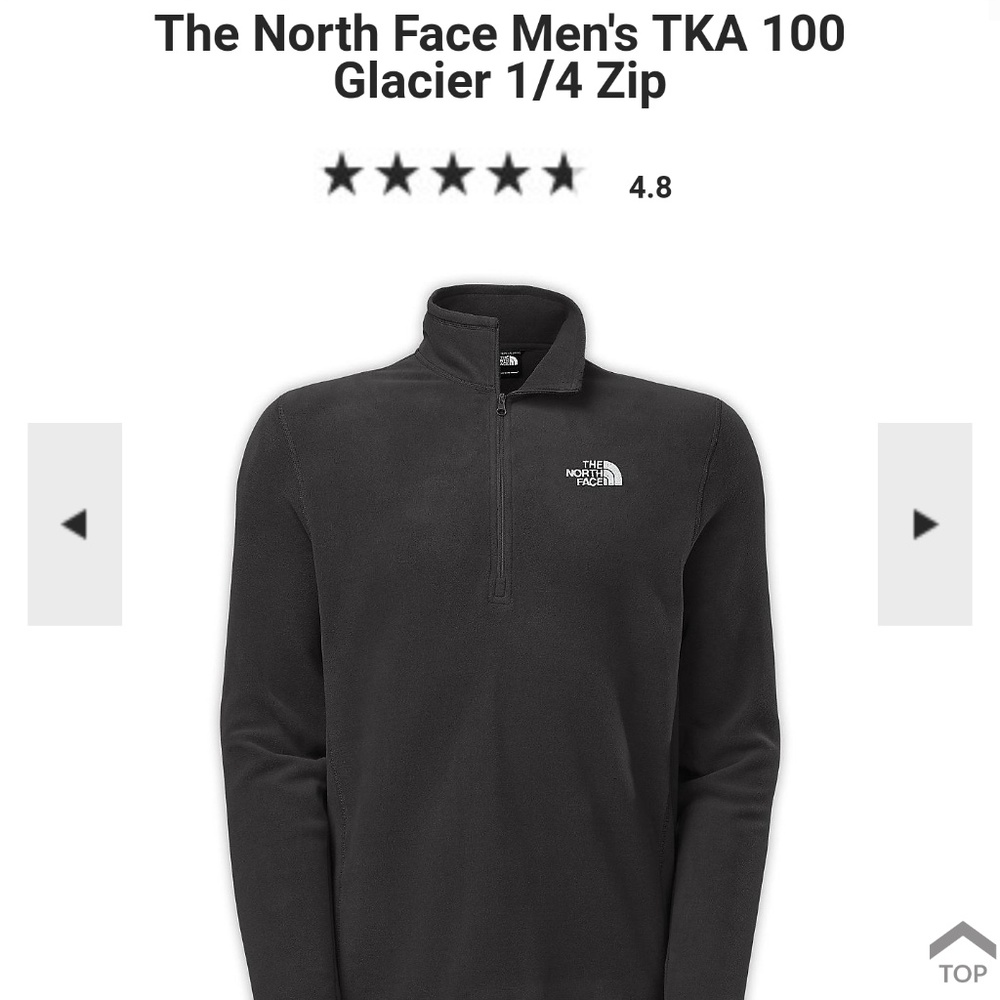 🛍SOLD Northface Quarter zip
